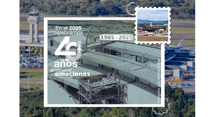 Un vuelo por los 40 años del aeropuerto José María Córdova