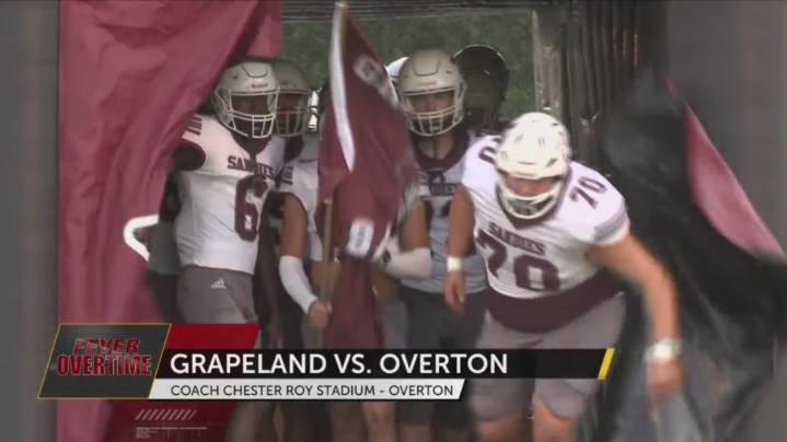 Grapeland Sandies defeat Overton Mustangs in Friday's game