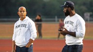 Delaware high school football: Penn State's James Franklin visits Appo, Caravel