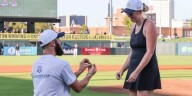 Couple gets engaged at Wind Surge game