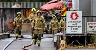 Aftermath of 'massive' Glasgow east end fire in pictures after residents report 'explosions'