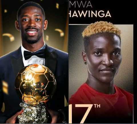 Ousmane Dembélé Wins 2025 Ballon d’Or, Malawi’s Temwa Chawinga Makes Historic Top 20