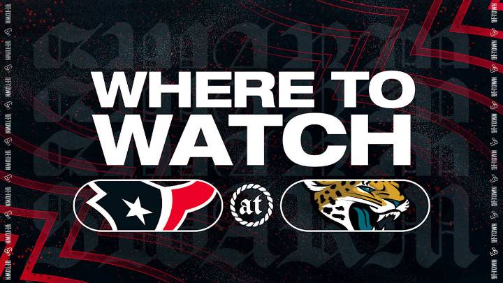 Houston Texans at Jacksonville Jaguars: Where to Watch, Stream, & Listen