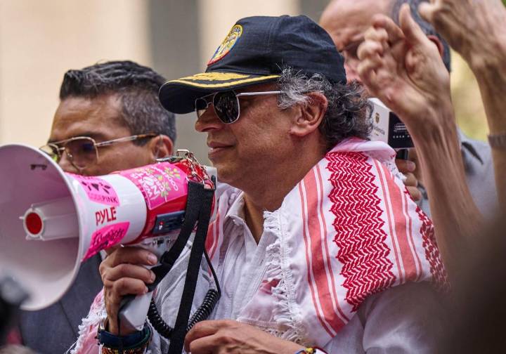 EEUU revoca la visa a Gustavo Petro por «actos incendiarios» durante las protestas a favor de Palestina en Nueva York