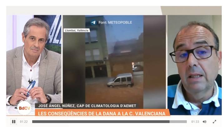 Aemet admite ahora que informó de la posible evolución de la DANA hacia Cuenca el 29