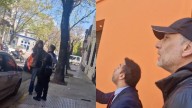 Candidato de La Libertad Avanza, a los insultos y amenazas en la calle con un repartidor