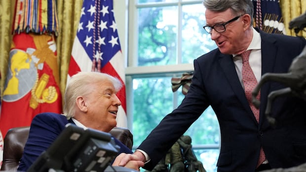 Britain's ambassador to U.S., longtime friend of Jeffrey Epstein, relieved of duties