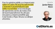 Antonio Garamendi y Carlos Alcaraz