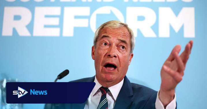 Nigel Farage brings forward speech after Angela Rayner resigns