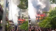 Protestantes incendian la casa del primer ministro de Nepal (+Fotos)