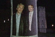 Detienen a cuatro personas por proyectar imágenes de Trump y Epstein en el Castillo de Windsor
