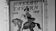 Yankee Doodle Tap Room at Nassau Inn in Princeton photos then and now