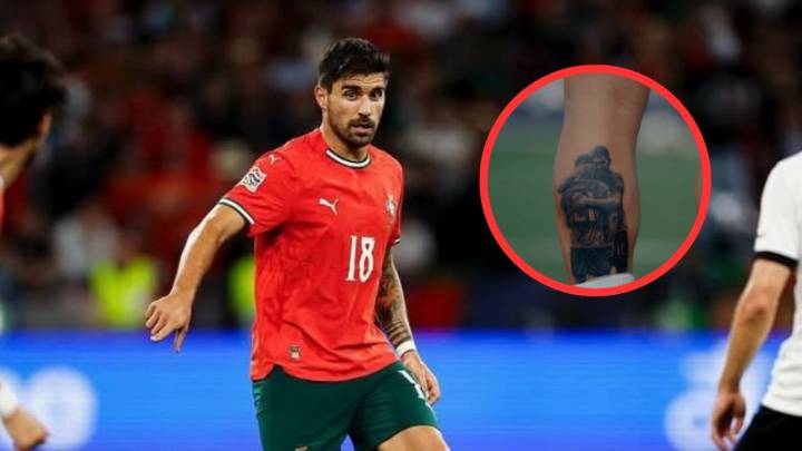 Rúben Neves se hizo un emotivo tatuaje en honor a Diogo Jota