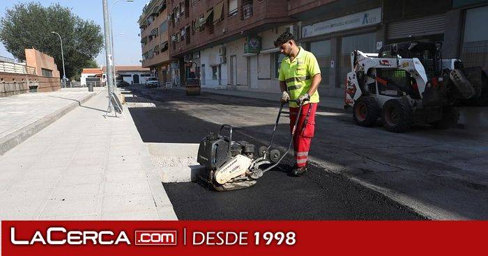 Cortes de tráfico en el barrio de Santa Teresa con motivo de la fase final de las obras de renovación del pavimento