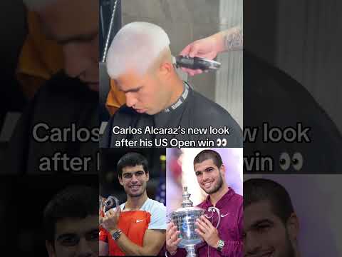 Carlos Alcaraz's new look 👀