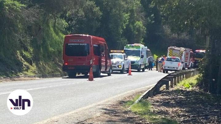 Un reventón de neumático habría causado grave accidente vial en la Ruta J