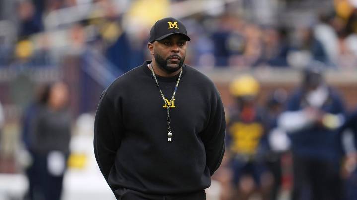 Michigan coach Sherrone Moore says Biff Poggi will lead team during his upcoming 2