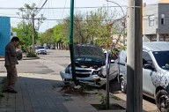 Un menor y un adulto hospitalizados tras un choque en Pico