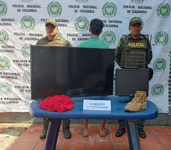 Lo capturaron en Trinidad por hurtar elementos