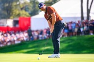 ‘Just give us the respect to let us hit shots’ – Rory McIlroy reacts after four-letter response to fan as Europe stretch Ryder Cup lead
