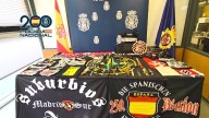 Armas, parafernalia nazi, drogas y 100.000 euros en efectivo: esto es lo incautado al grupo ultra 'Suburbios Firm' que lideraba 'El Ratilla'
