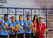 Jr World Cup Shooting: India shines in air pistol mixed team as Italy dominates skeet events