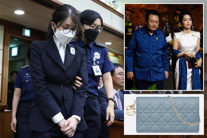 South Korea's ex-first lady Kim Keon Hee faces bribery trial as 'Dior bag' scandal widens