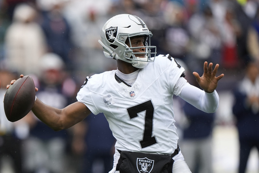 Geno Smith lanza para 362 yardas y un TD, Ashton Jeanty anota y Raiders vencen 20