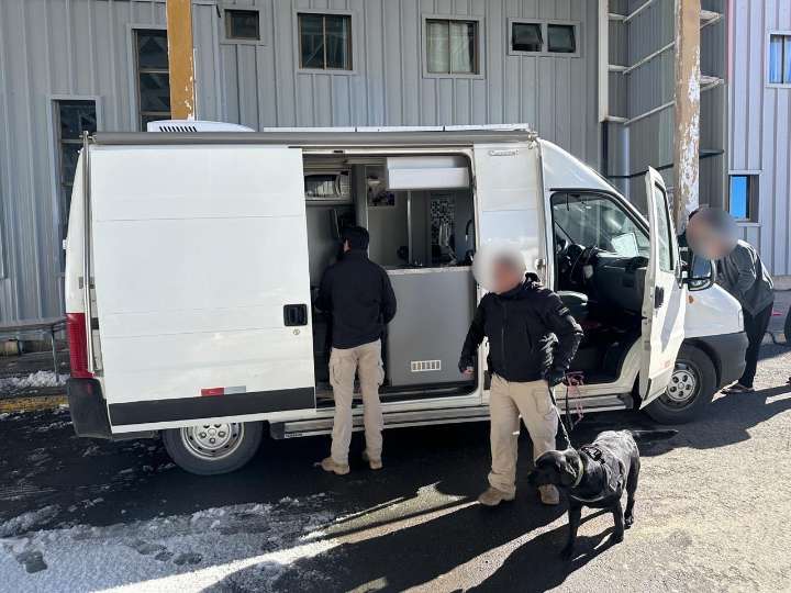 PDI intensificó control fronterizo y fiscalización de drogas en Paso Pehuenche