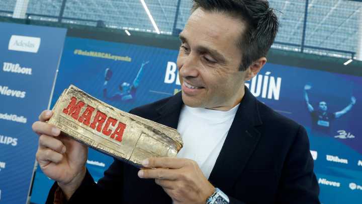 Belasteguín 'rompe' su regla con los trofeos y augura otro MARCA Leyenda de pádel