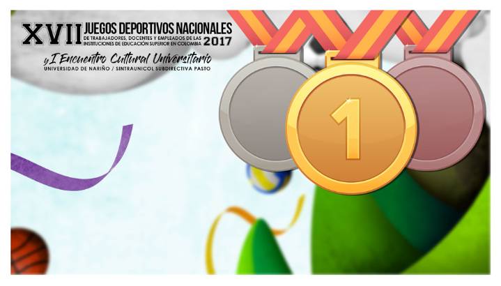 Premiación de los “XVII Juegos Deportivos Nacionales de SINTRAUNICOL