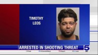 Man arrested after threatening to 'shoot up'...