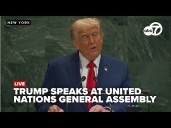 LIVE: President Trump speaks at the 80th United Nations General Assembly