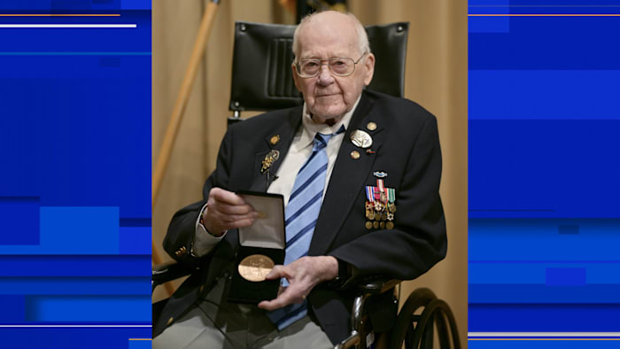 Last surviving Army Ranger from D-Day’s Omaha Beach honored with Congressional Gold Medal in Winter Park
