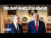 President Donald Trump and UK Prime Minister Starmer hold a press conference