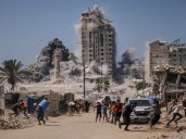 Nearly half of Gaza war deaths reported in areas Israel called ‘safe’