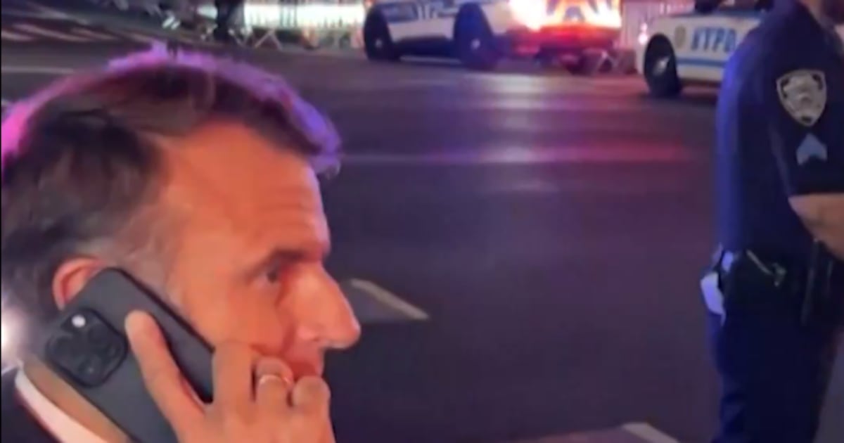 Macron varado en Nueva York por paso de Trump
