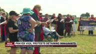 Picket signs and prayer outside so-called ‘Speedway Slammer’ days before first ICE detainees arrive