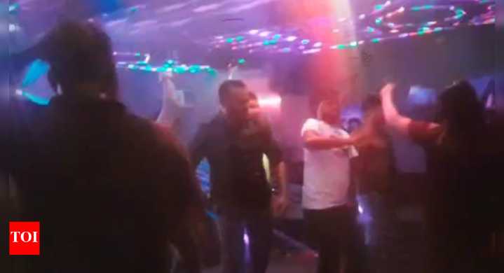 Beer, whisky glasses in hands, 4 Ghaziabad cops groove at criminal's birthday party; suspended