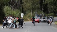 Ascienden a 10 los detenidos en las protestas propalestinas en La Vuelta a su paso por la provincia de Lugo
