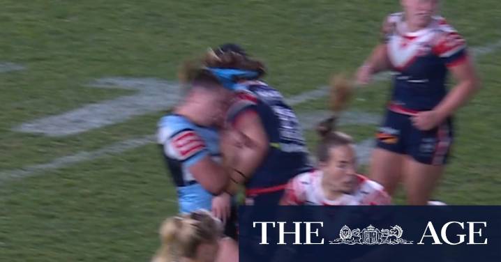 Video: Nasio given marching orders for ugly shoulder charge