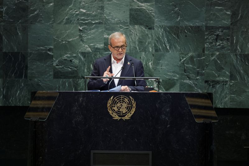 Iran's president tells UN Tehran will never seek to build nuclear bomb