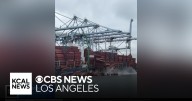 More than 60 cargo containers fall into water at Port of Long Beach