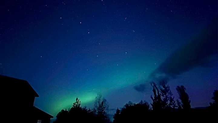 Aurora borealis visible last night, low chance for next 2 nights