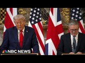 Trump reveals 'one of few disagreements' with UK during state visit