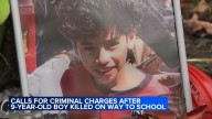 Community calls for justice after 9-year-old Anakin Perez hit, killed by car outside McNair Elementary School on Walton Street