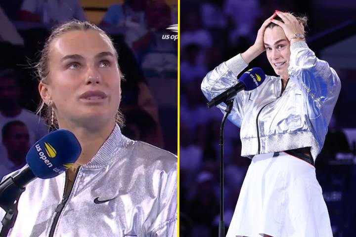 'I'm not done' - Aryna Sabalenka awkwardly stops US Open victory speech to apologise to boyfriend