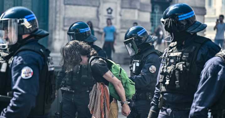 Jornada de protestas en Francia ya deja más de 200 detenidos y centenares de bloqueos