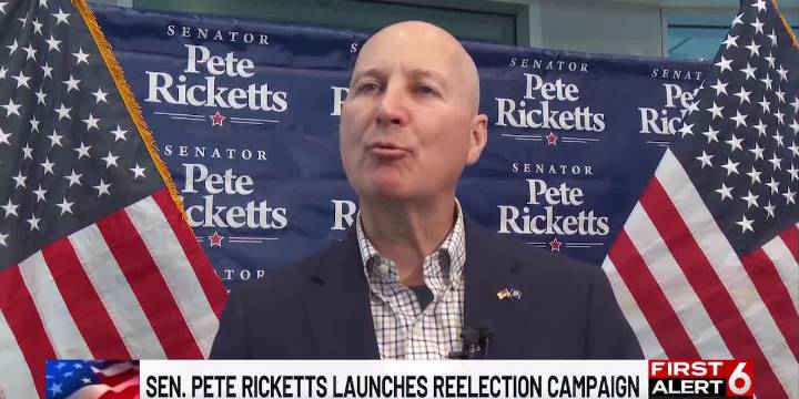 “Fake Dan Osborn”: Sen. Pete Ricketts announces re-election bid, takes shots at opponent