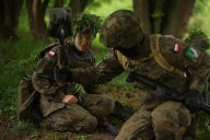 Fearful of Russian aggression, Poles flock to military training